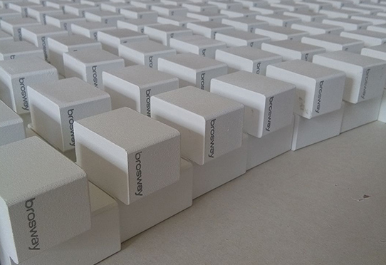 Scatole gadget personalizzate brandizzate per un cliente del settore accessori